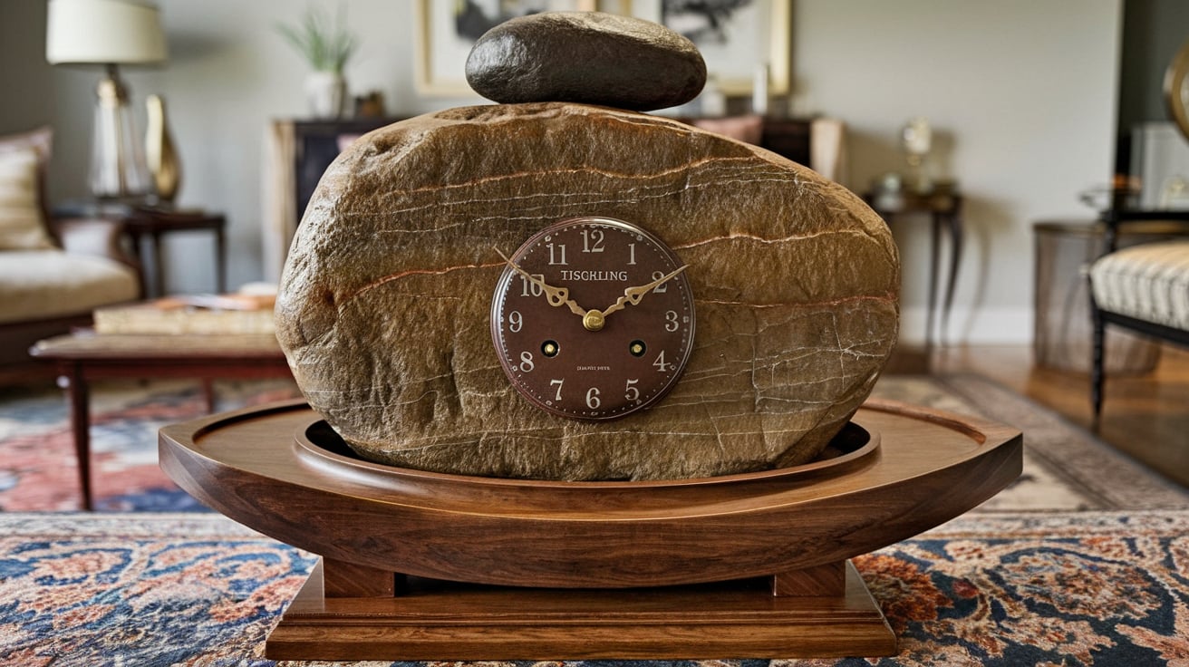 tischling rock weighted clock​