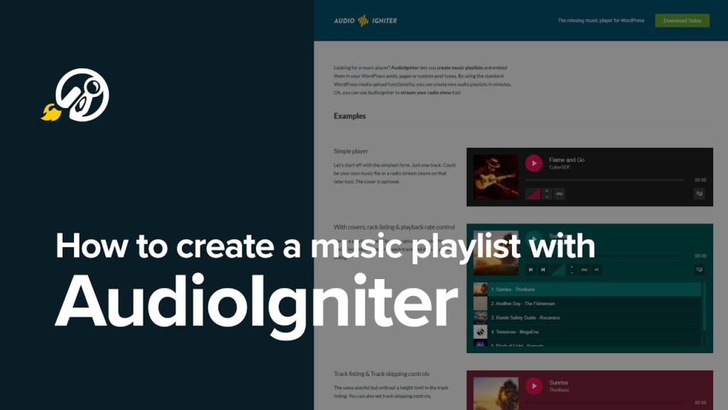 audio igniter muisic playlist