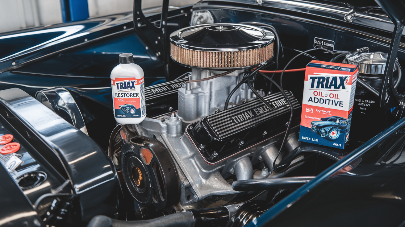 can i used engine restorer and triax oil additive together